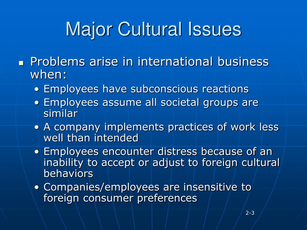 PPT - The Cultural Environments Facing Business PowerPoint Presentation