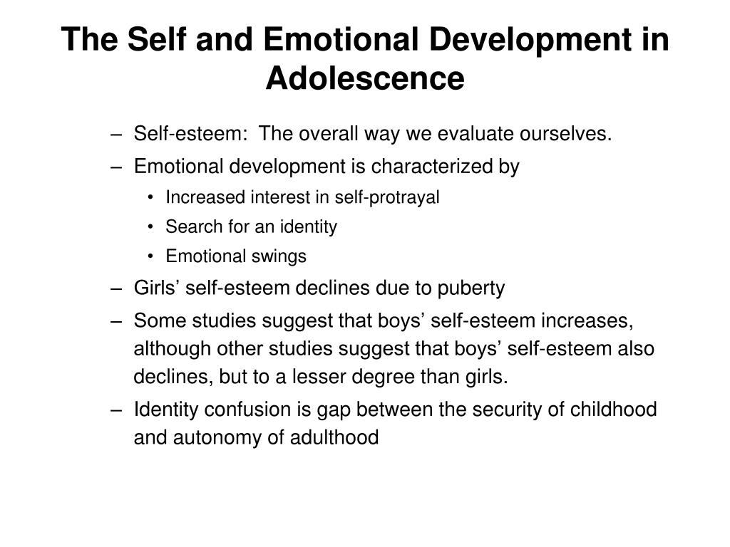 Adolescent Is Emotional And Emotional Development