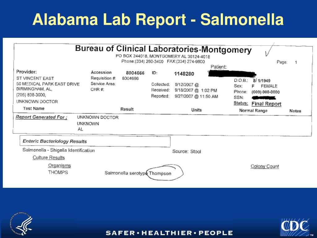 Electronic lab reporting