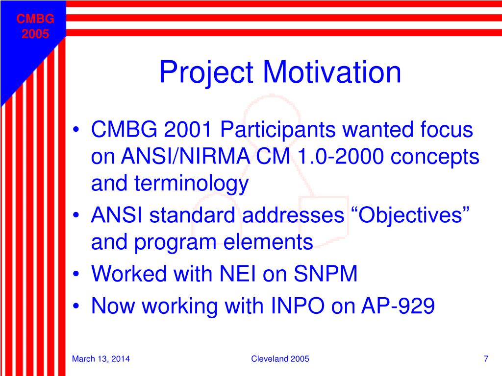 PPT  Configuration Management AP929, Revision 1 Mike Stout Chairman