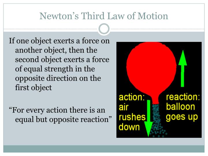 newton's second law of motion newton's third law of motion