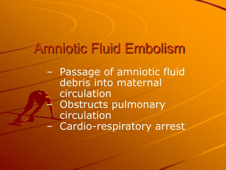amniotic fluid embolism treatment amniotic fluid embolism treatment