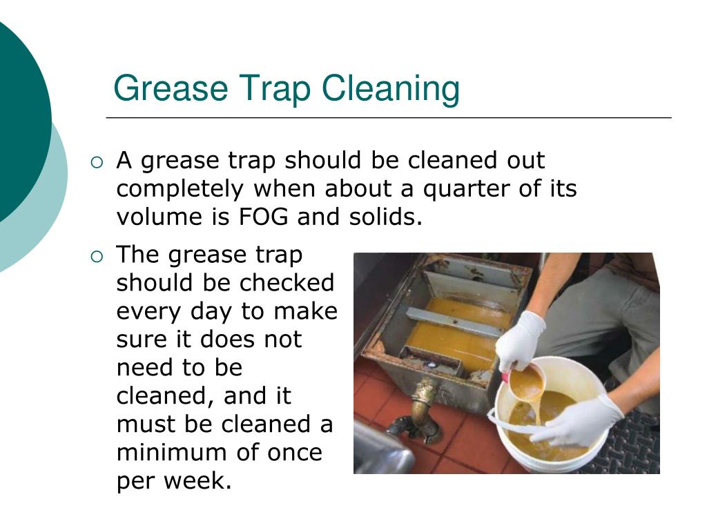grease trap cleaning fog oils program fats log maintenance training fse employee powerpoint gcd remember enter cleaned baffles