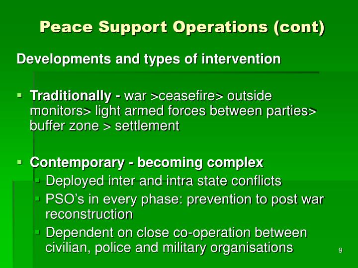 PPT - THE PROTECTION OF CIVILIANS DURING PEACE-KEEPING OPERATIONS BY ...