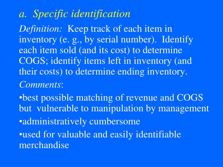 what is the best definition of identification
