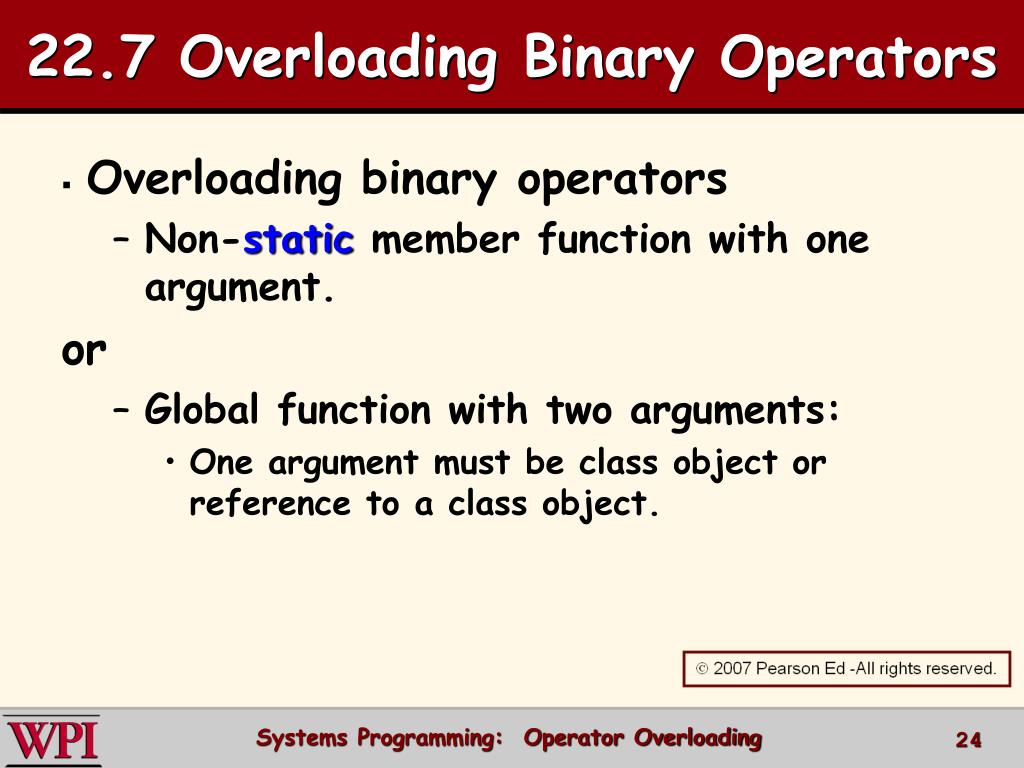 binary operator overloading in c++