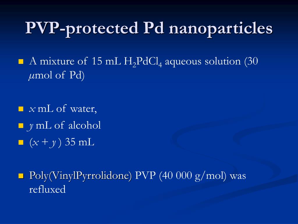 PPT - Transition Metal Nanoparticles Synthesis: Salt ...