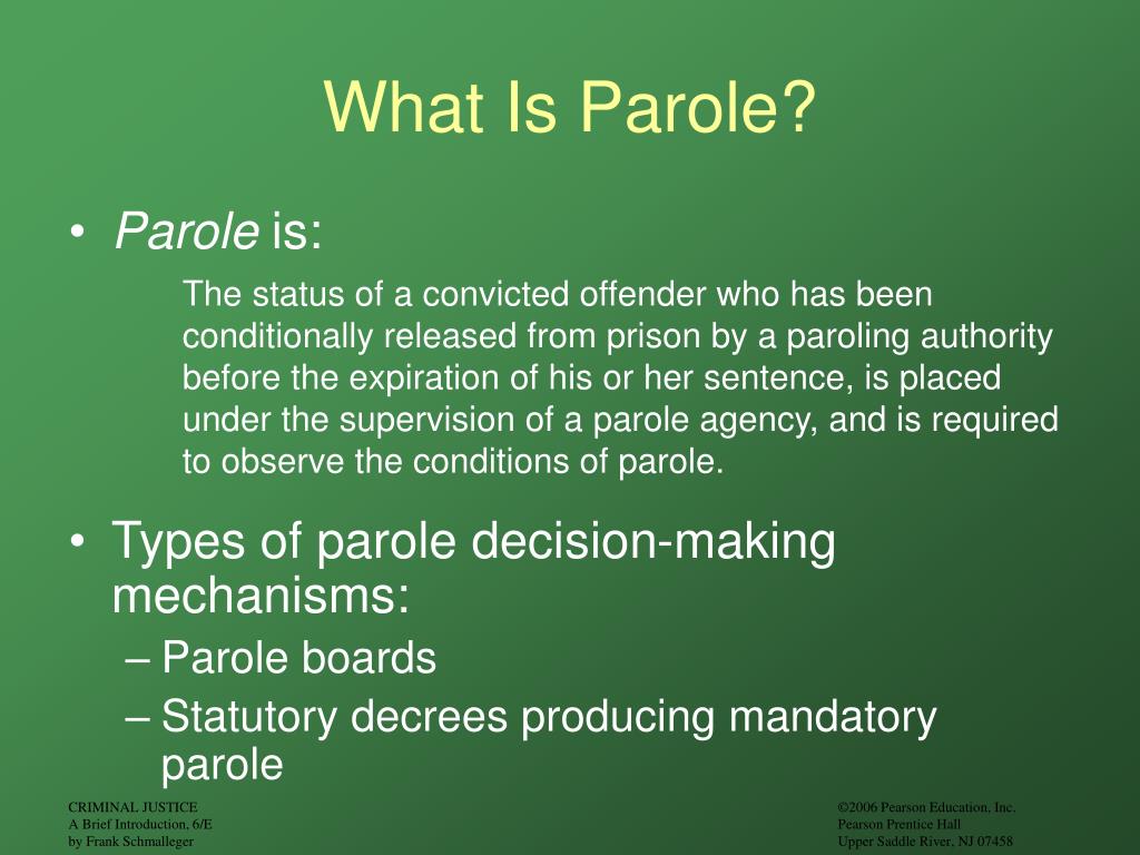 Adult parole authority community services