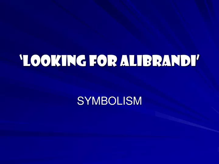 Looking For Alibrandi Essays