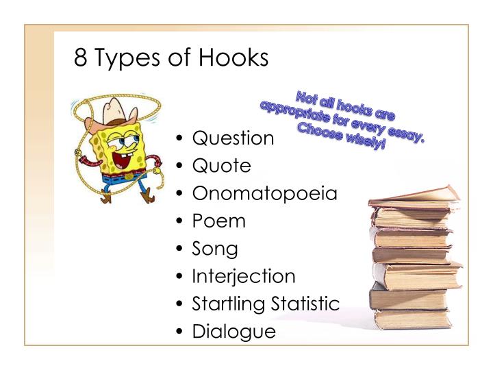 5 types of hooks for writing