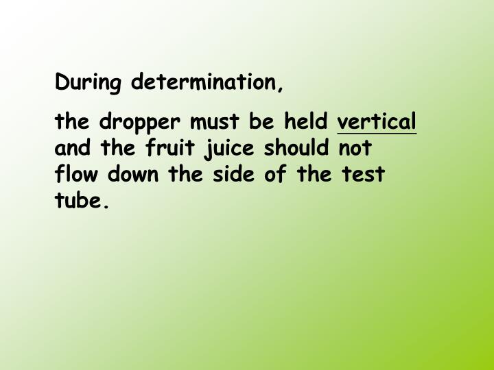 determination of the concentration of vitamin c by using the dcpip test Determination of vitamin c in fresh fruits and vegetables using the dye-titration and microfluorometric methods were compared using t-test. determination of the concentration of vitamin c by using the dcpip test Determination of vitamin c in fresh fruits and vegetables using the dye-titration and microfluorometric methods were compared using t-test.