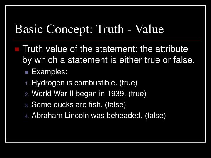the concept of truth the concept of truth