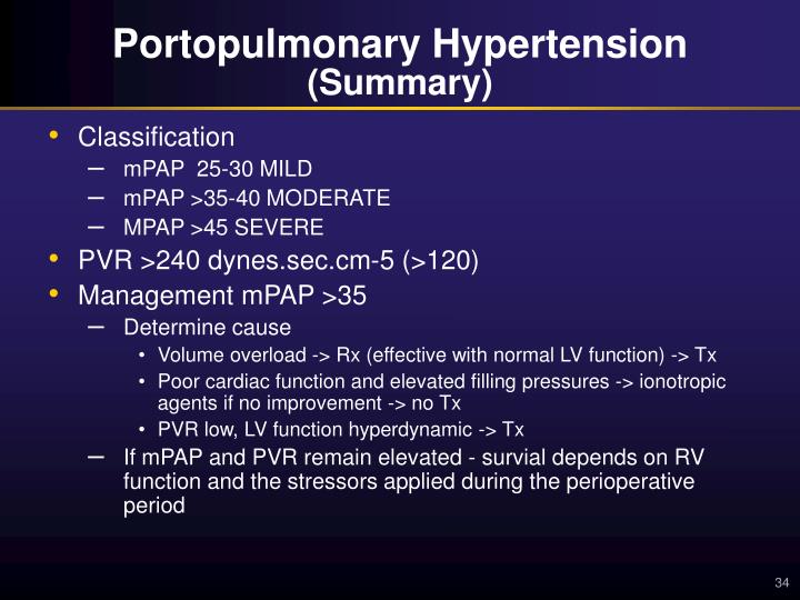 PPT - Portopulmonary Hypertension (PAH in the setting of liver disease) PowerPoint Presentation ...