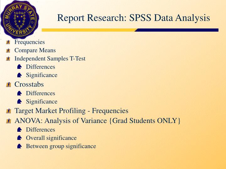 Data Analysis Research Report