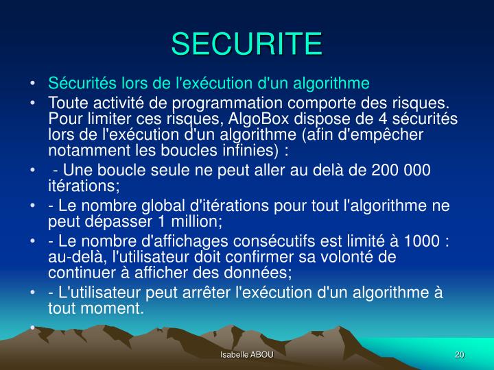 PPT - ALGORITHMIQUE PowerPoint Presentation - ID:503453