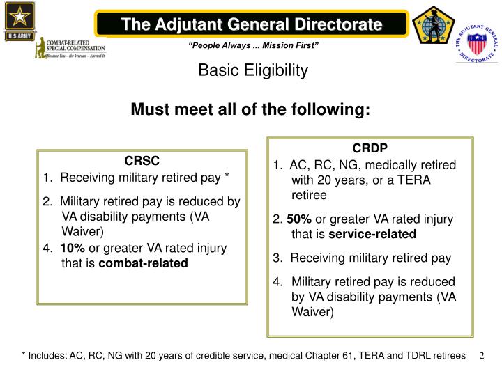 ppt crsc vs crdp powerpoint presentation id 503966 va disability payment chart