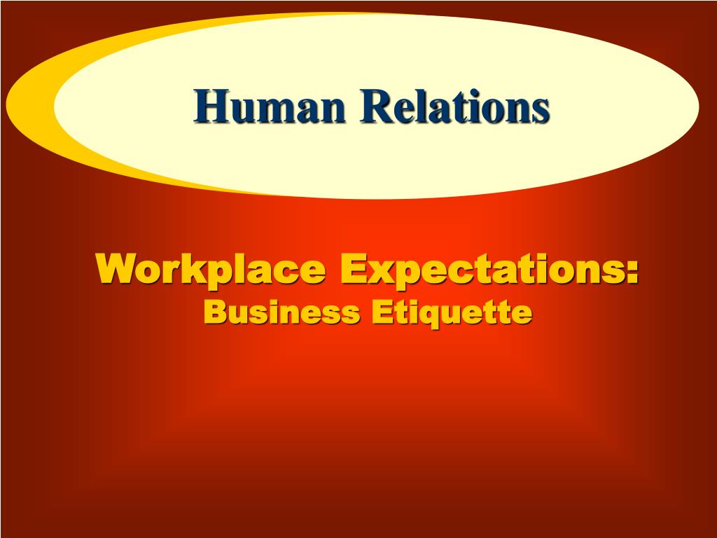 introduction to human relations ppt
