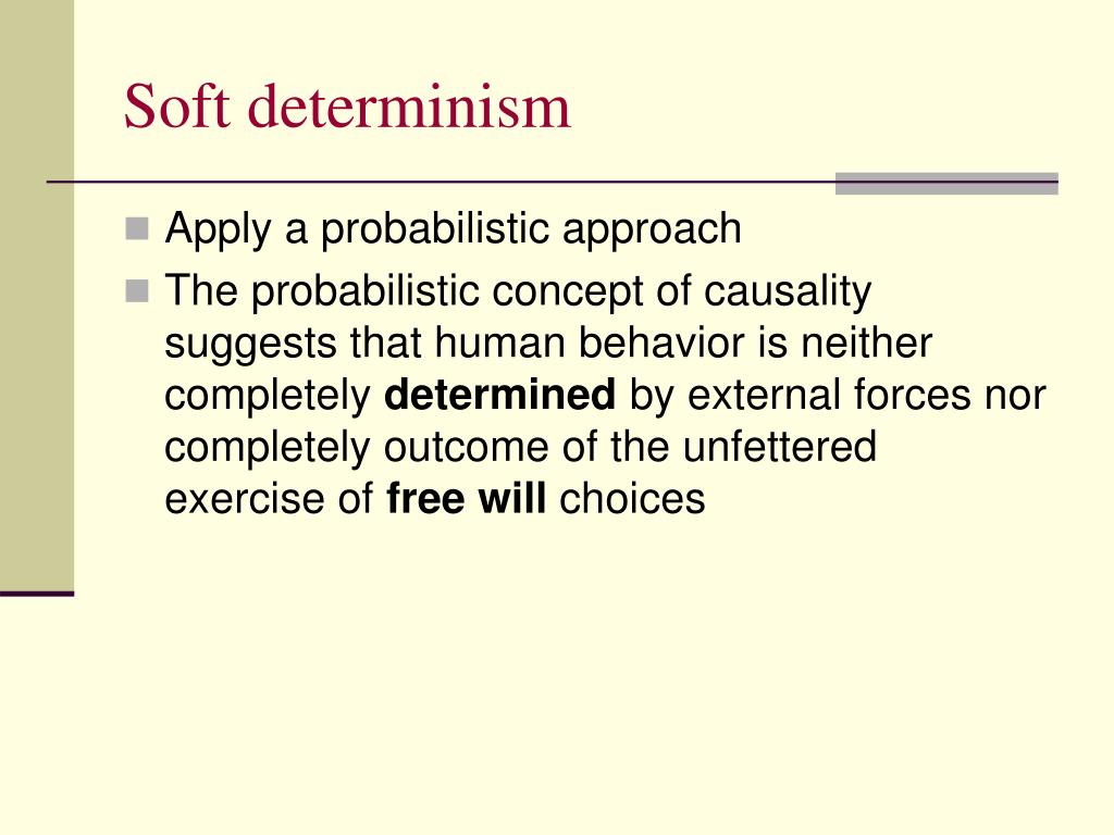 Free will and determinism essay questions