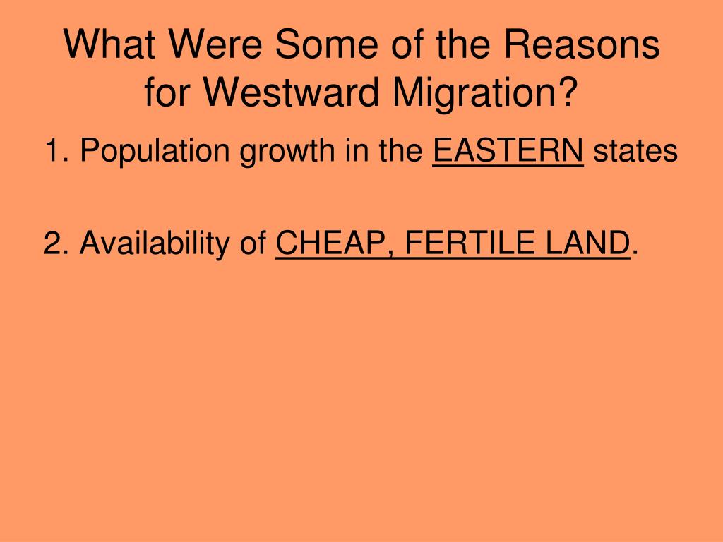 PPT Westward Expansion Geographic And Economic Factors PowerPoint 