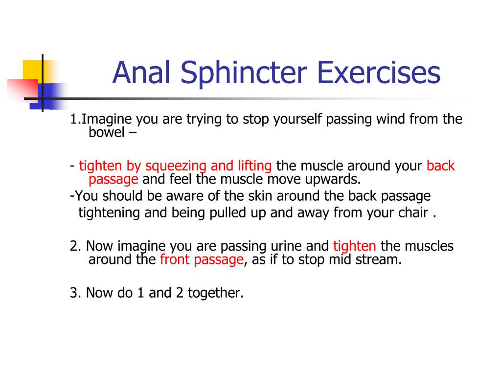 Anal Sphincter Exercise 120