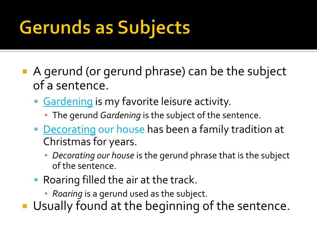 PPT Types Of Gerund Phrases PowerPoint Presentation ID 545184