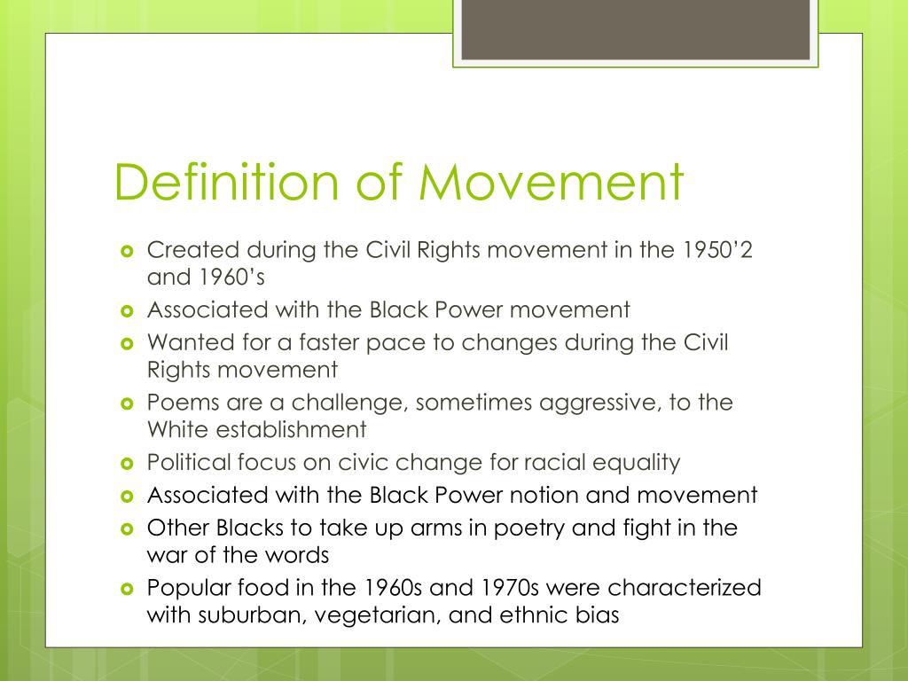 PPT Black Arts Movement PowerPoint Presentation ID546023