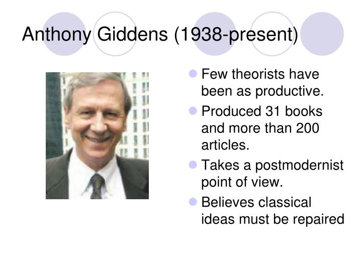 anthony giddens structuration theory pdf