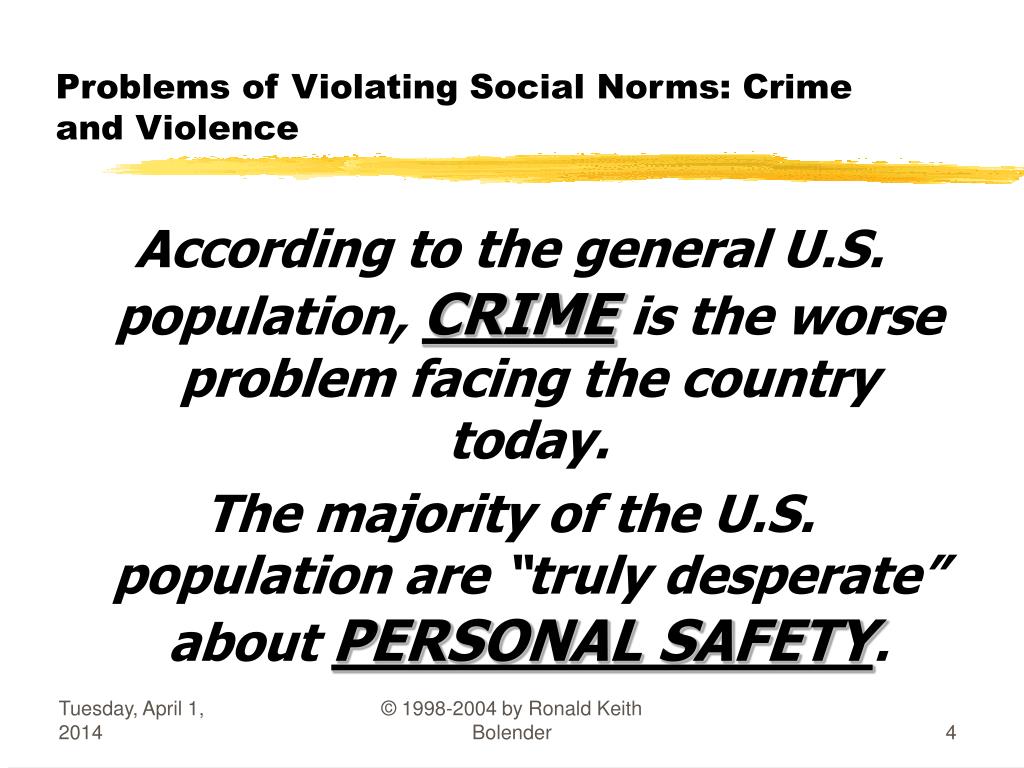 Crime as a social problem essays
