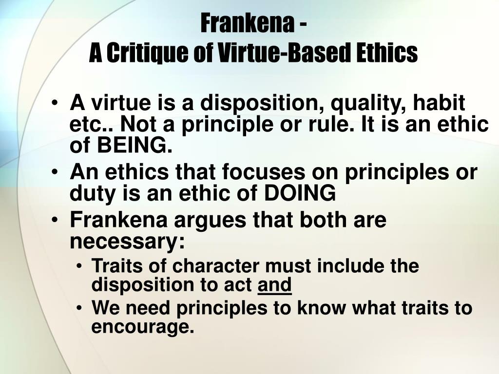 virtue ethics criticsm essay term paper example 2952 words ethic essay