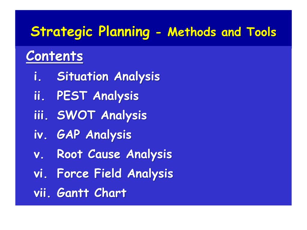 strategic planning tools strategic planning tools