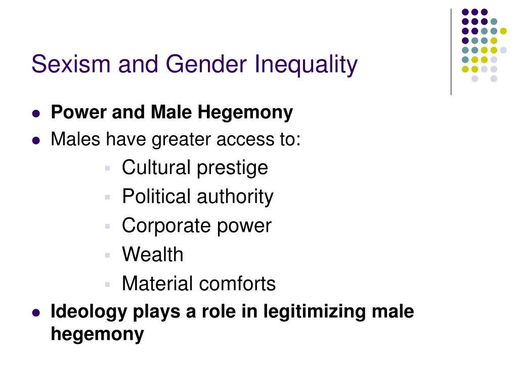 Ppt Social Problems Sexism And Gender Inequality Powerpoint