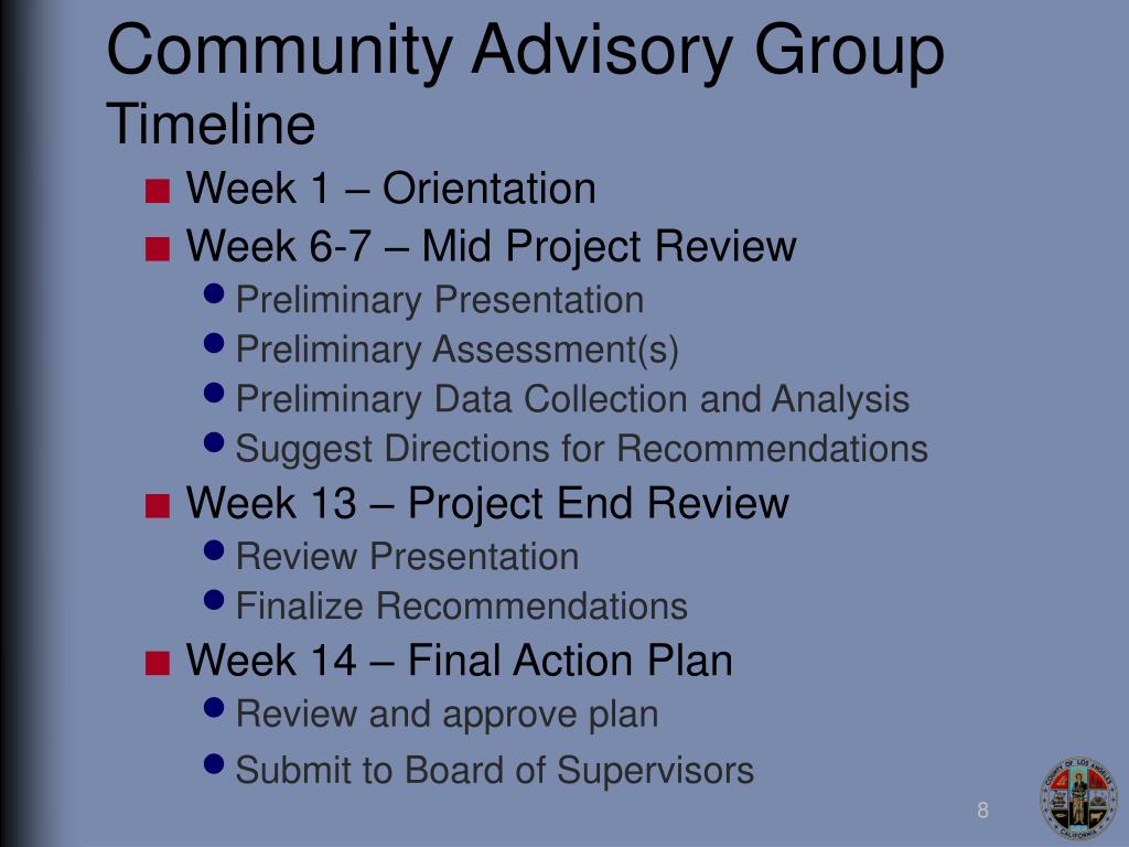 Community Advisory Group 73