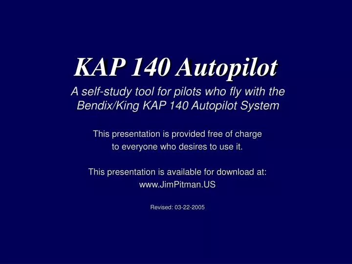 Bendix Fcs 810 Autopilot Manual