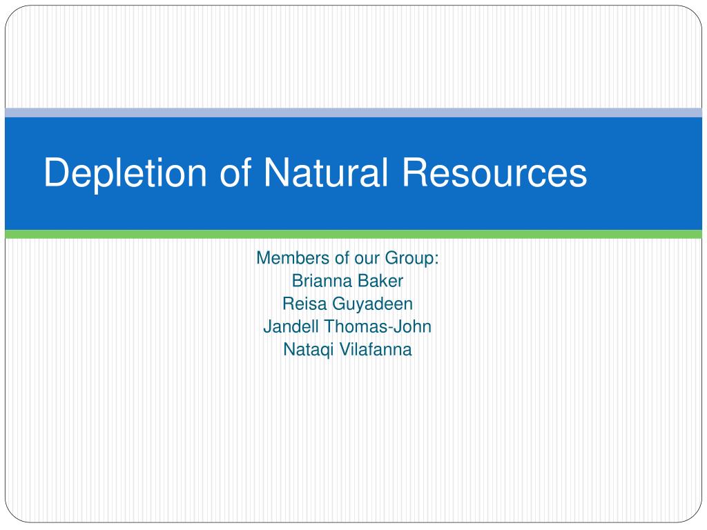 types of natural resources ppt
