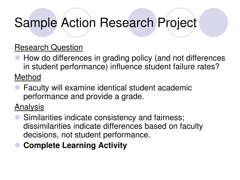 examples of action research papers
