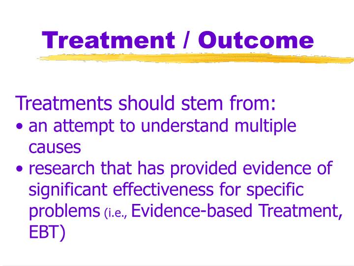 what is treatment outcome