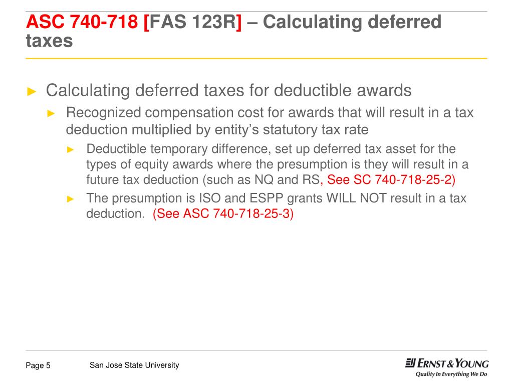 stock options tax deduction