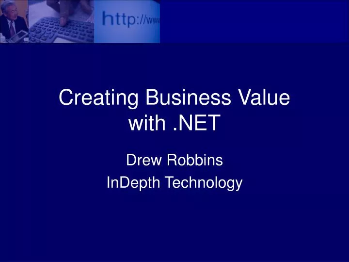 creating business value creating business value