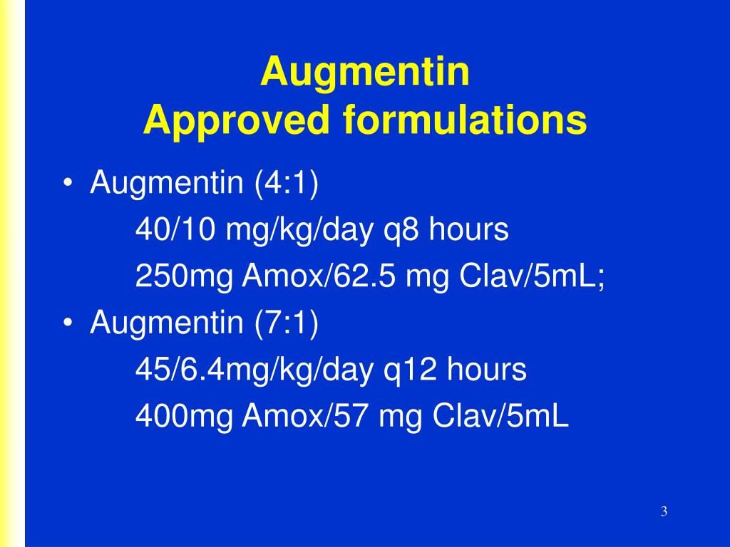 augmentin paediatric 125mg