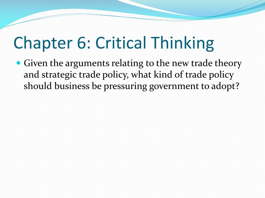 critical thinking chapter 6 quizlet
