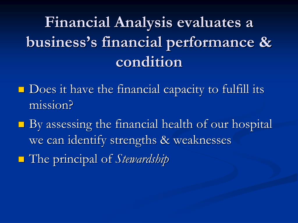 assessing compnays financial health assessing compnays financial health