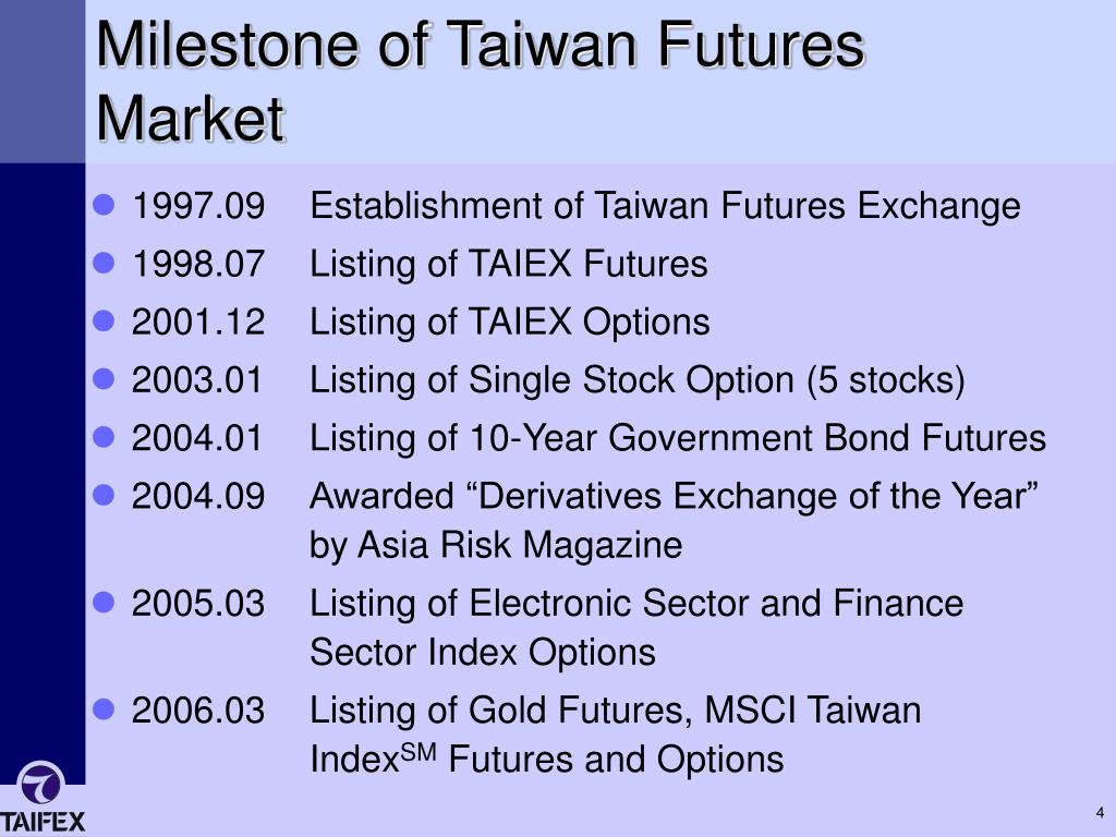 taiwan stock exchange futures