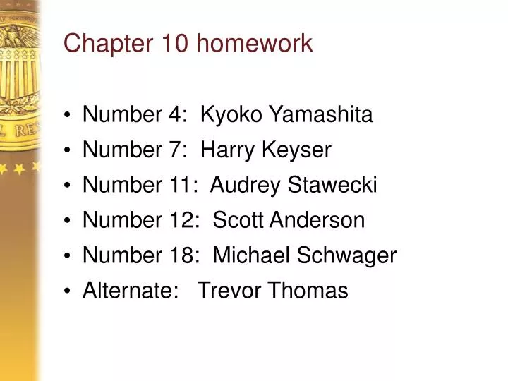 chapter 6 10 homework chapter 6 10 homework