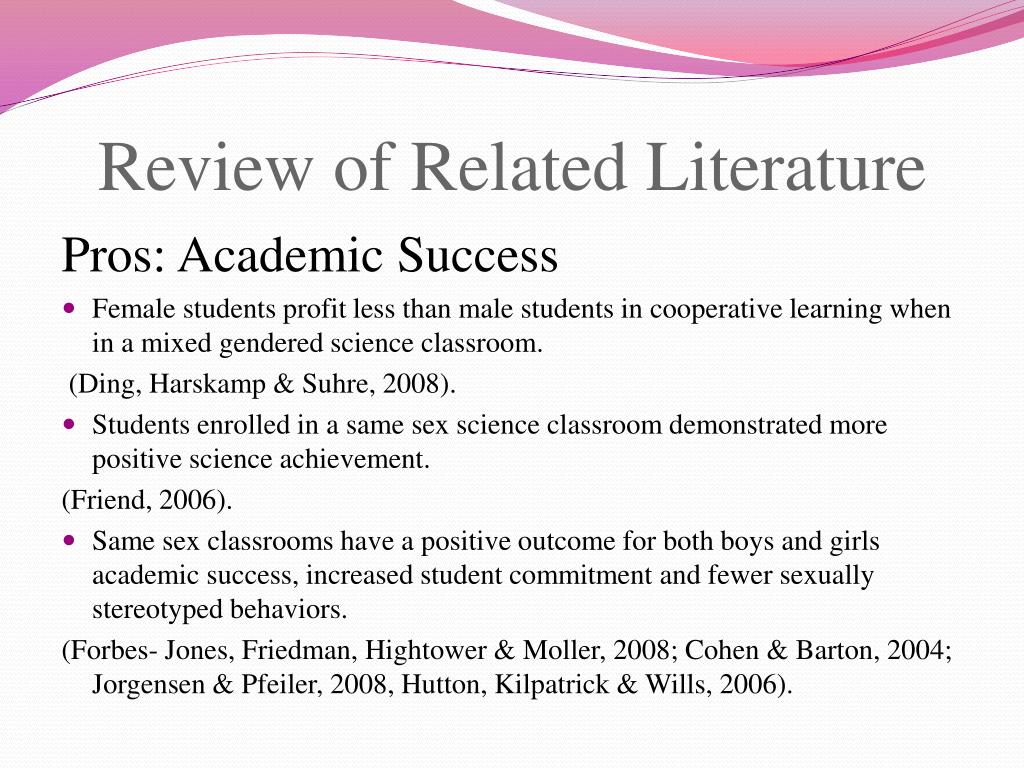 Review of related literature