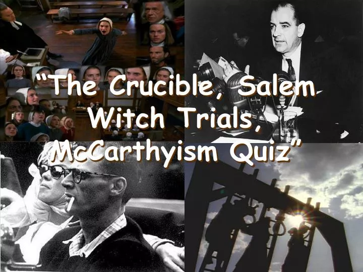 mccarthyism and the salem witch trials Mccarthyism hunt for communists created accusations to gain status accused democratic party and us army joseph mccarthy. mccarthyism and the salem witch trials Mccarthyism hunt for communists created accusations to gain status accused democratic party and us army joseph mccarthy.