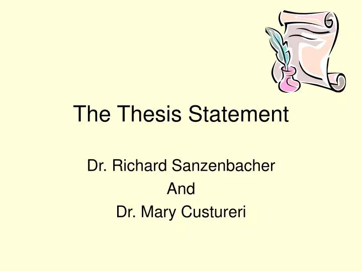Fashion Thesis Statement