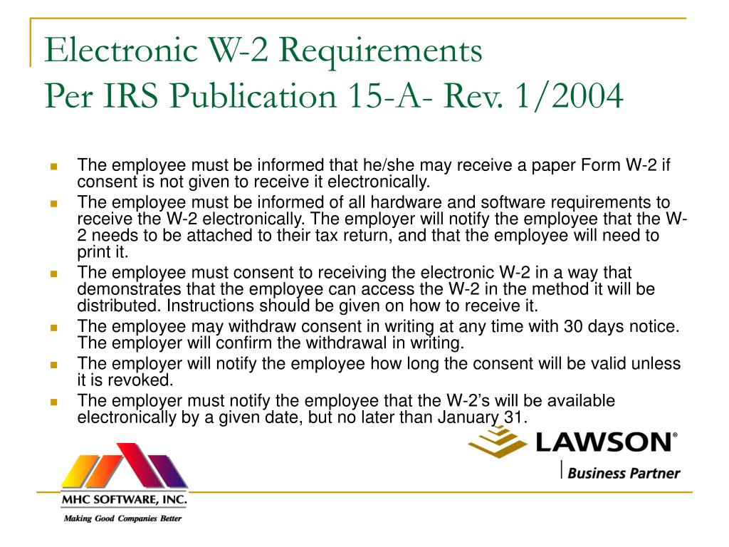 PPT W2 Solutions from MHC Software, Inc. PowerPoint Presentation