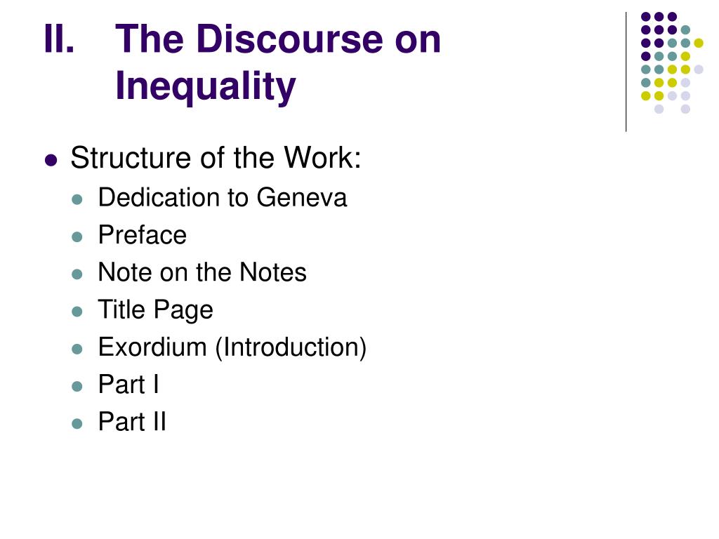 essay on the discourse of inequality The evolution of humanity in language: discourse on inequality and essay on the origin of languages authors authors and affiliations. essay on the discourse of inequality The evolution of humanity in language: discourse on inequality and essay on the origin of languages authors authors and affiliations.