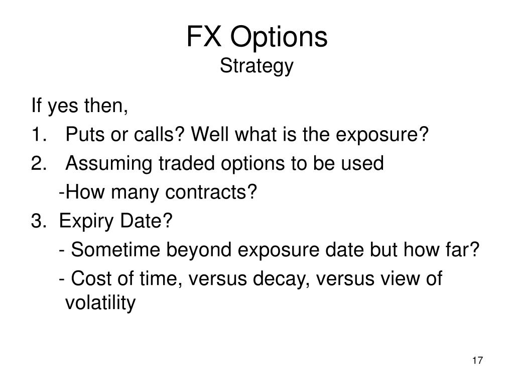 Forex options expiration