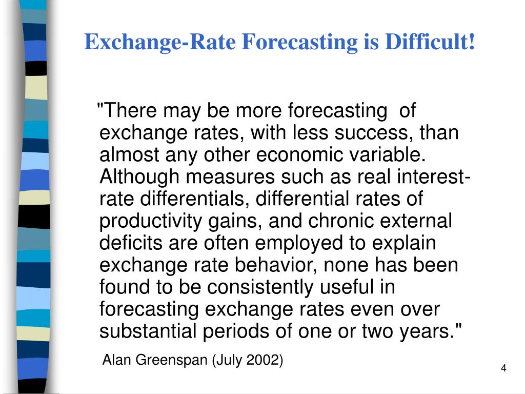 forecasting foreign exchange rates ppt